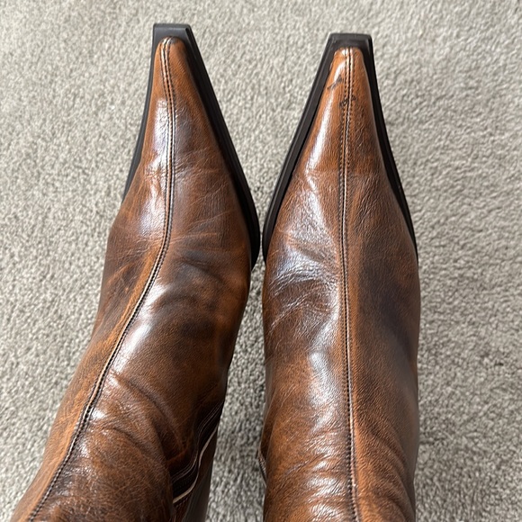 Almost new TIFFI Italian leather boots, I am a size 10 just for reference. - Picture 2 of 10